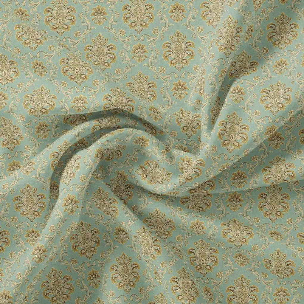Beautiful Golden Fleur De Lis Pattern Digital Printed Fabric - Kora Silk – ks 0 ma0584 110 beautiful golden fleur de lis pattern digital printed fabric kora silk 1