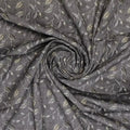 Brown Leaves With Stalk Digital Printed Fabric - Kora Silk – ks 0 ma06380 110 brown leaves with stalk digital printed fabric kora silk 1