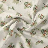 Colico Bunch Green With Orange Seads Digital Printed Fabric - Kora Silk – ks 0 ta 06264 110 colico bunch green with orange seads digital printed fabric kora silk 1