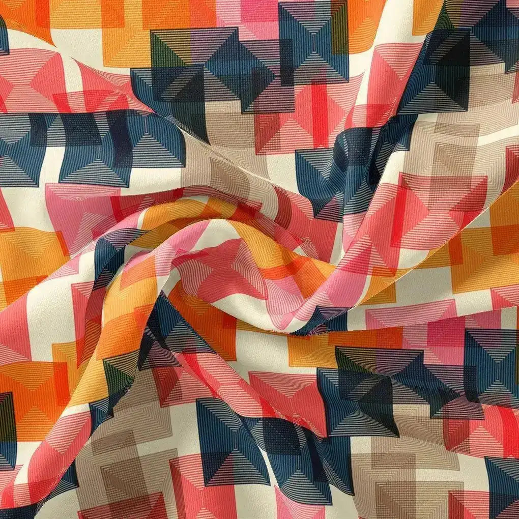 Abstract Squares Digital Printed Fabric – ks 0 ta01098 110 abstract squares digital printed fabric 1
