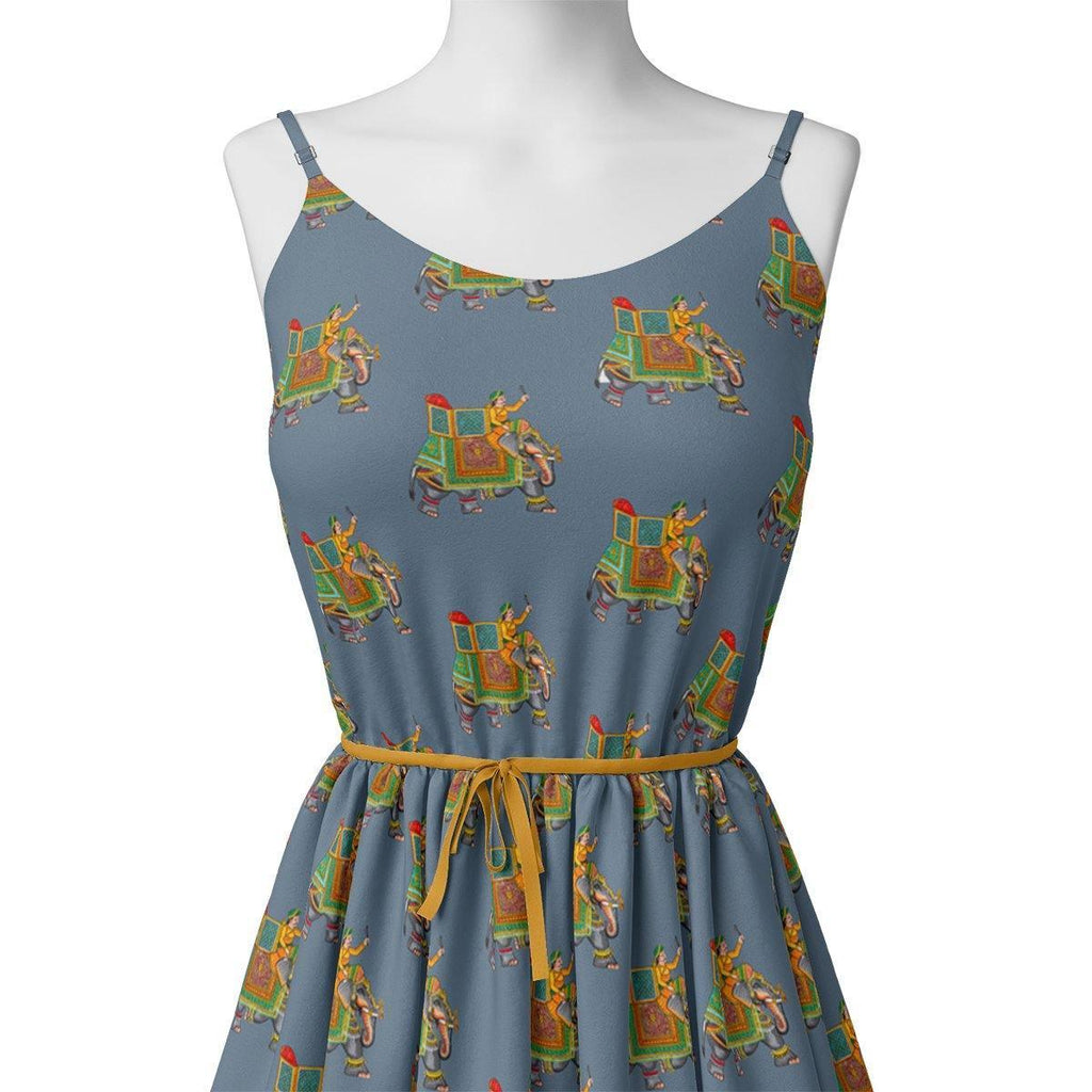 Traditional Elephant Motif Digital Printed Fabric – ks 0 ta01133 110 traditional elephant motif digital printed fabric 2