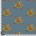 Traditional Elephant Motif Digital Printed Fabric – ks 0 ta01133 110 traditional elephant motif digital printed fabric 4