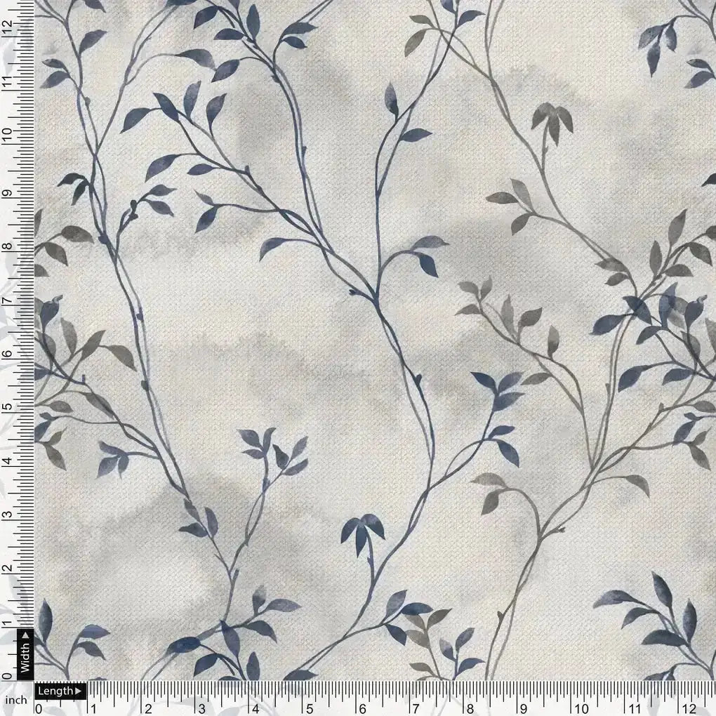 Leaves Vines Over Dusty Grey Base Digital Printed Fabric – ks 0 ta01286 110 leaves vines over dusty grey base digital printed fabric 4