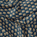 Simply Gradient Sunflower With Blue Background Digital Printed Fabric - Kora Silk – ks 0 ta0168 110 simply gradient sunflower with blue background digital printed fabric kora silk 3