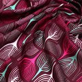 Bold Colourful Mahogany Leaf Digital Printed Fabric - Kora Silk – ks 0 ta0169 110 bold colourful mahogany leaf digital printed fabric kora silk 3
