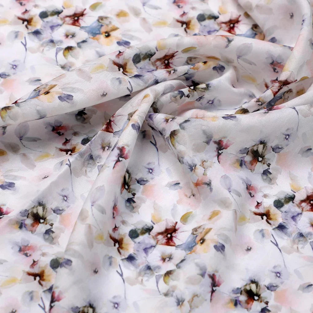 Vintage Pattern Of Chintz And Leaves Digital Printed Fabric - Kora Silk – ks 0 ta06061 110 vintage pattern of chintz and leaves digital printed fabric kora silk 3