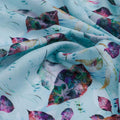 Watercolour Autumnal Leaves With Green Sprinkle Digital Printed Fabric - Kora Silk – ks 0 ta06364b 110 watercolour autumnal leaves with green sprinkle digital printed fabric kora silk 3