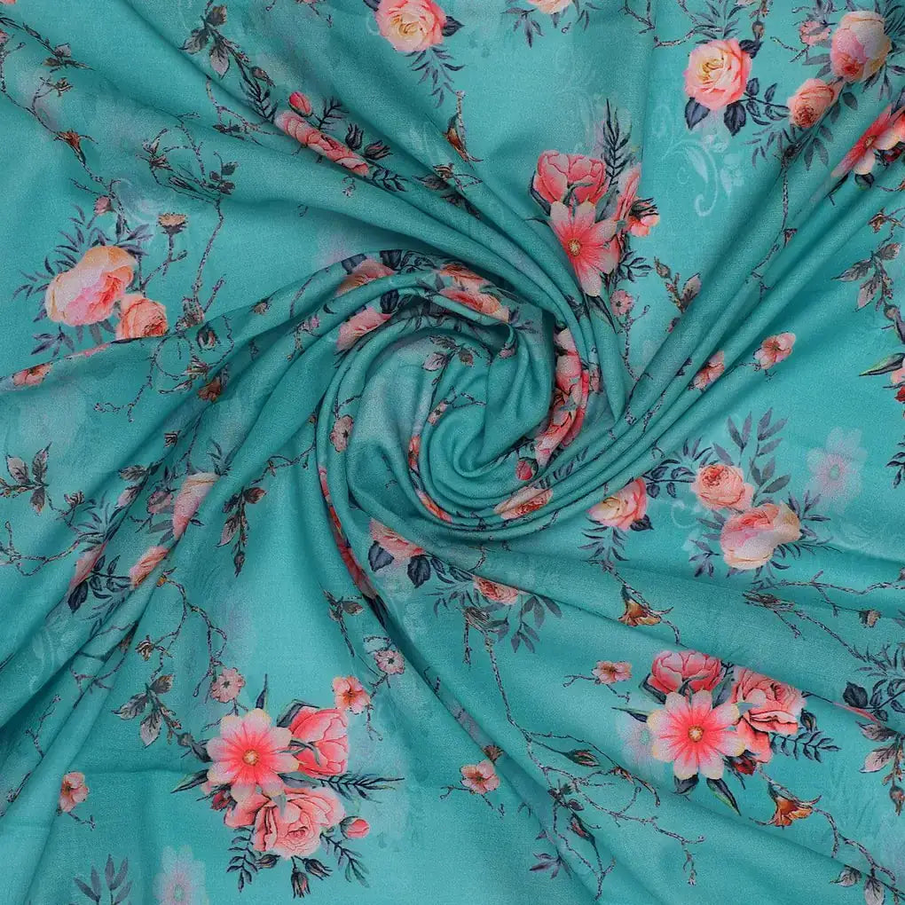 Flower Branch Allover Digital Printed Fabric - Kora Silk – ks 0 ta06541p1 110 flower branch allover digital printed fabric kora silk 1