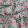 Pink Flower And Branch Digital Printed Fabric - Kora Silk – ks 0 ta06641p4 110 pink flower and branch digital printed fabric kora silk 1