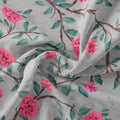 Pink Flower And Branch Digital Printed Fabric - Kora Silk – ks 0 ta06641p4 110 pink flower and branch digital printed fabric kora silk 3