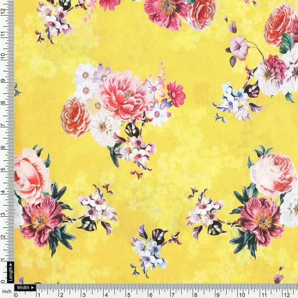 Beautiful Yellow Base Floral Bunch Digital Printed Fabric – ks 0 ta06677 110 beautiful yellow base floral bunch digital printed fabric 4
