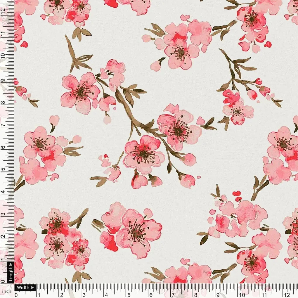 Beautiful Red Flowers over White Base Digital Printed Fabric – ks 0 ta06840p1 110 beautiful red flowers over white base digital printed fabric 4