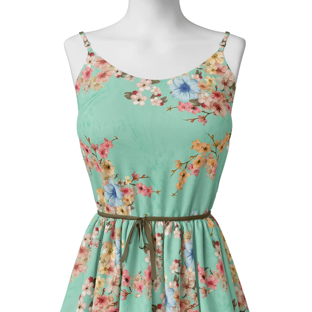 Lovely Geranium Flower Digital Printed Fabric - Kora Silk – ks 0 ta07214p5 110 lovely geranium flower digital printed fabric kora silk 2