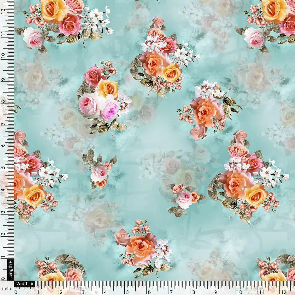 Beautiful Wite Orchid Flower Digital Printed Fabric - Kora Silk – ks 0 ta07379p1 110 beautiful wite orchid flower digital printed fabric kora silk 5