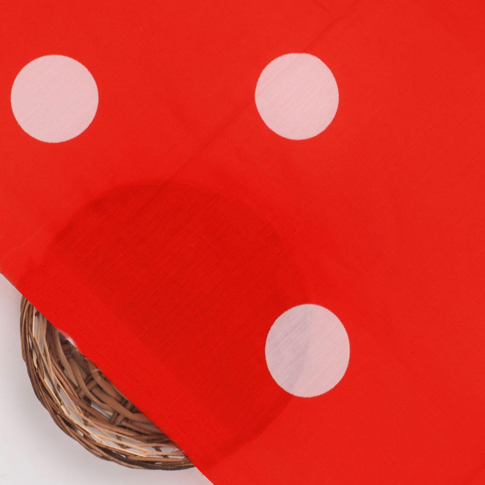 Huge Red Polka Dot Digital Printed Fabric  - Kora Silk – ks 0 ta07539 110 huge red polka dot digital printed fabric kora silk 2