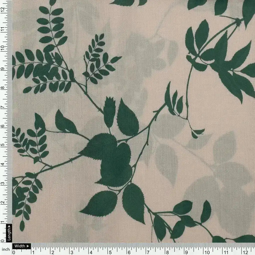Olive Stalk And Leaves Digital Printed Fabric - Kora Silk – ks 0 ta07593 110 olive stalk and leaves digital printed fabric kora silk 4