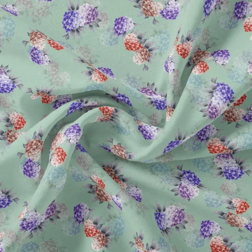 Beautiful Three Colour Geranium Flower Digital Printed Fabric - Kora Silk – ks 0 ta08250p3 110 beautiful three colour geranium flower digital printed fabric kora silk 1