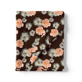 Blooming Orange Roses With Grey Digital Printed Fabric - Kora Silk – ks 0 ta08328p4 110 blooming orange roses with grey digital printed fabric kora silk 3