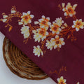 Attractive Yellow Lily Floral Flower Digital Printed Fabric - Kora Silk – ks 0 ta08510d 110 attractive yellow lily floral flower digital printed fabric kora silk 2