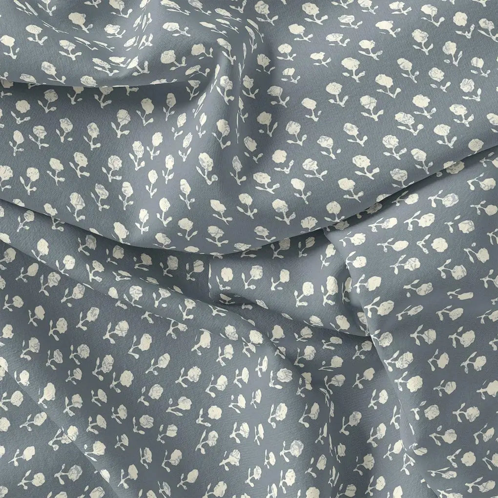 Iris Small Flower Digital Printed Fabric - Kora Silk – ks 0 ta08529 110 iris small flower digital printed fabric kora silk 3