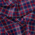 Gingham Pattern With Red And Blue Colour Digital Printed Fabric - Kora Silk – ks 0 ta08596 110 gingham pattern with red and blue colour digital printed fabric kora silk 3