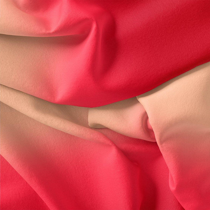 Beautiful Three Colour Gradients Digital Printed Fabric - Kora Silk - FAB VOGUE Studio®