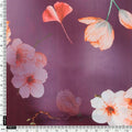 Shiny Red Tulip With Cherry Blossom Flower Digital Printed Fabric - Kora Silk – ks 0 ta08648p16 110 shiny red tulip with cherry blossom flower digital printed fabric kora silk 4