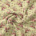 Chrysanthemum And Roses Bunch Digital Printed Fabric - Kora Silk – ks 0 ta08795 110 chrysanthemum and roses bunch digital printed fabric kora silk 1