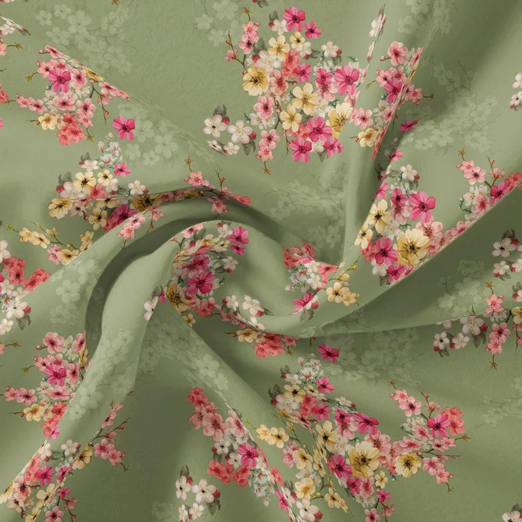 Multi Colour Tiny Beautiful Chintz Printed Fabric - Kora Silk – ks 0 ta08843 110 multi colour tiny beautiful chintz printed fabric kora silk 1