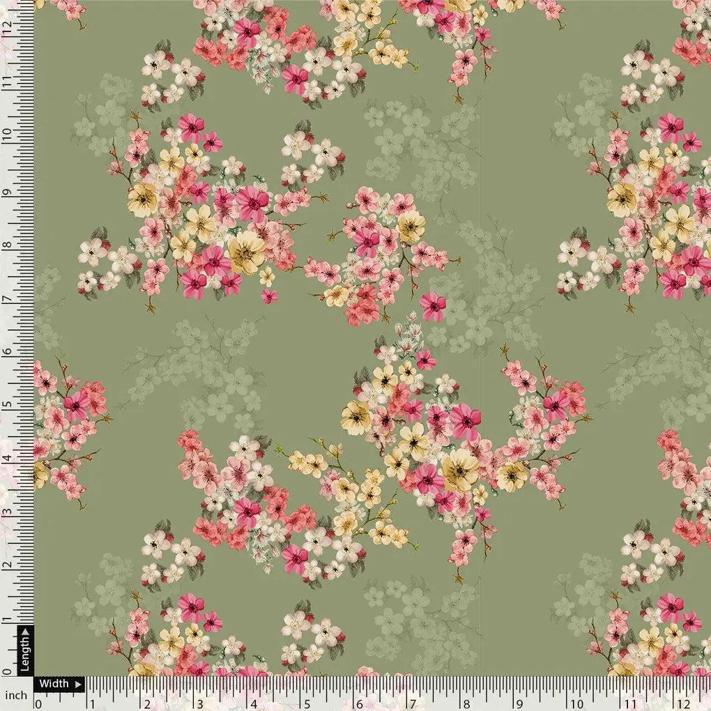 Multi Colour Tiny Beautiful Chintz Printed Fabric - Kora Silk – ks 0 ta08843 110 multi colour tiny beautiful chintz printed fabric kora silk 4
