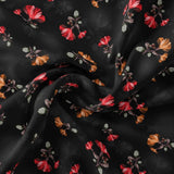 Morden Red Iris With Golden Floral Digital Printed Fabric - Kora Silk – ks 0 ta08882p1 110 morden red iris with golden floral digital printed fabric kora silk 1