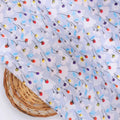 Winter White Flower Print Digital Printed Fabric  - Kora Silk – ks 0 ta0953 110 winter white flower print digital printed fabric kora silk 2