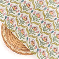 Green Leaves With Flower Digital Printed Fabric – ks 0 ta0957 110 green leaves with flower digital printed fabric 2
