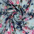 Pink And Peach Rose Allover Digital Printed Fabric - Kora Silk – ks 0 ta6801p1 110 pink and peach rose allover digital printed fabric kora silk 1