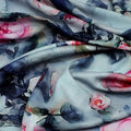 Pink And Peach Rose Allover Digital Printed Fabric - Kora Silk – ks 0 ta6801p1 110 pink and peach rose allover digital printed fabric kora silk 3