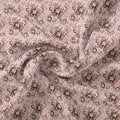 Pink Floral Linen Printed Fabric Material – li 0 ma014000 110 pink floral linen printed fabric material 1