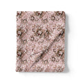 Pink Floral Linen Printed Fabric Material – li 0 ma014000 110 pink floral linen printed fabric material 3