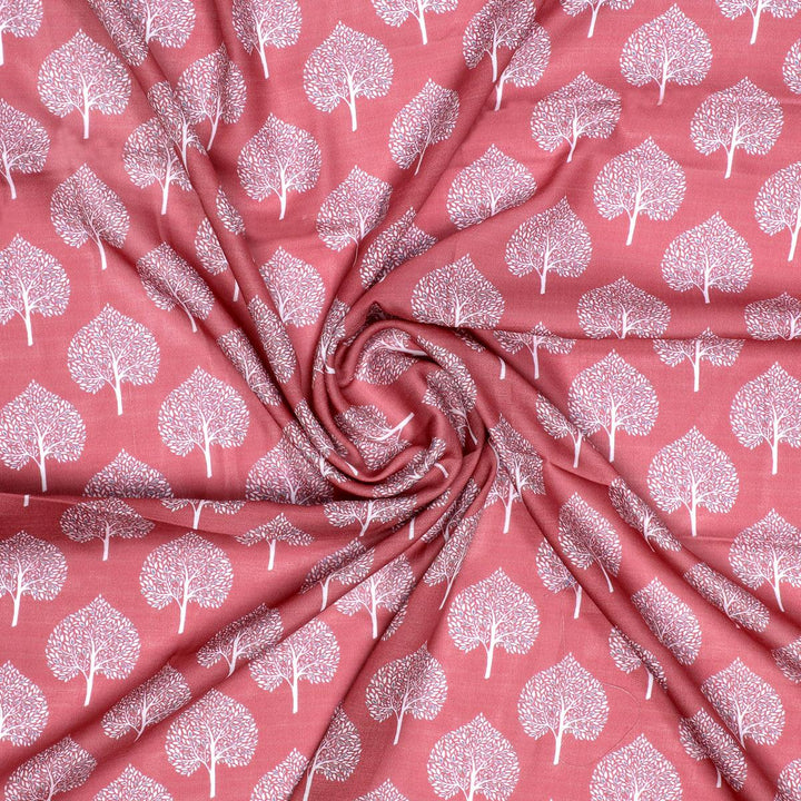 Seamless Leaves Design Printed Fabric - FAB VOGUE Studio®