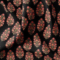Red Floral Laying Over Black Digital Printed Fabric – mu 0 0ma09632 110 red floral laying over black digital printed fabric 1