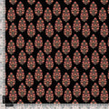 Red Floral Laying Over Black Digital Printed Fabric – mu 0 0ma09632 110 red floral laying over black digital printed fabric 3