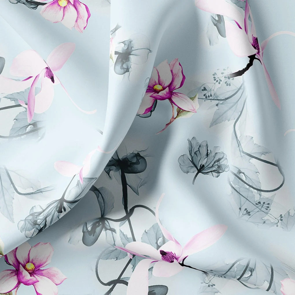 Blue Floral Digital Printed Fabric – mu 0 0ta05260 blue 110 blue floral digital printed fabric 1