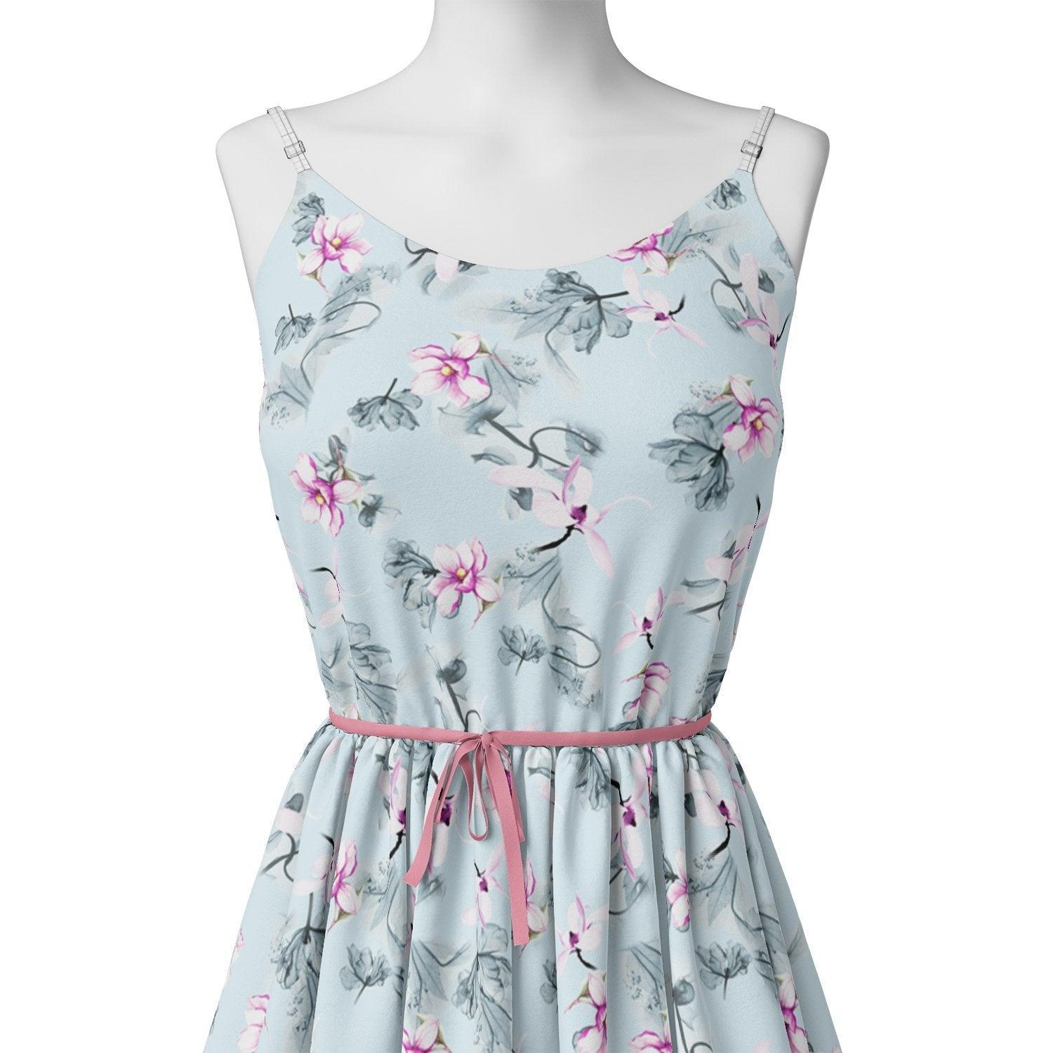 Blue Floral Digital Printed Fabric – mu 0 0ta05260 blue 110 blue floral digital printed fabric 2