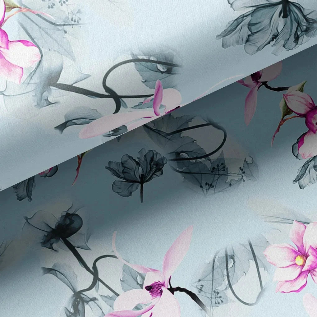 Blue Floral Digital Printed Fabric – mu 0 0ta05260 blue 110 blue floral digital printed fabric 3