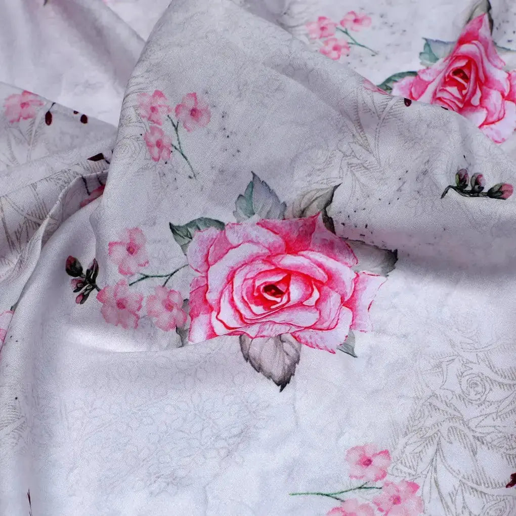 Beautiful Floating Pink Rose Digital Printed Fabric – mu 0 0ta06472 110 beautiful floating pink rose digital printed fabric 3