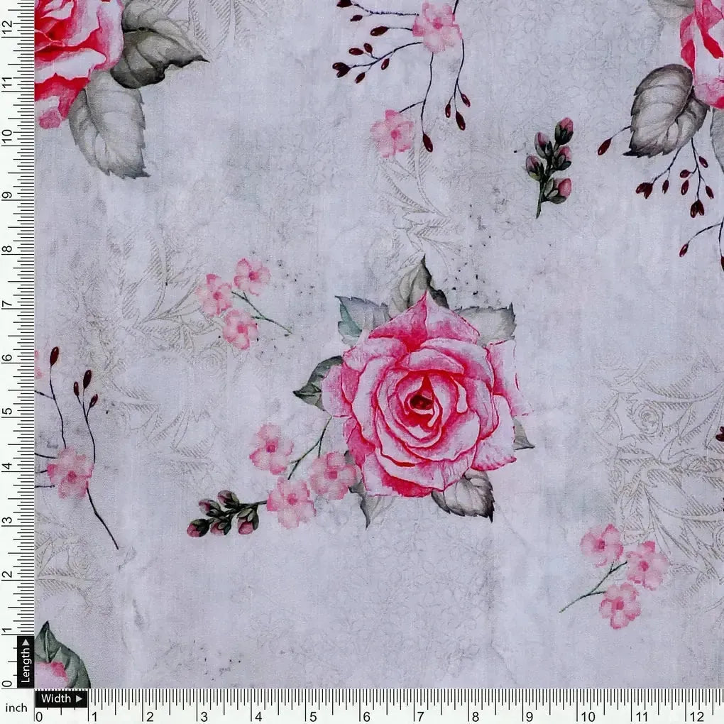 Beautiful Floating Pink Rose Digital Printed Fabric – mu 0 0ta06472 110 beautiful floating pink rose digital printed fabric 4
