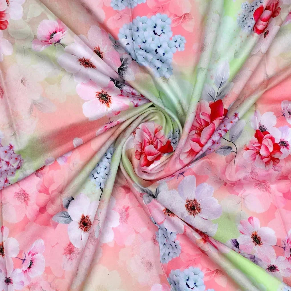 Multi-Color Floral Design Digital Printed Fabric – mu 0 0ta06553 110 multi color floral design digital printed fabric 1