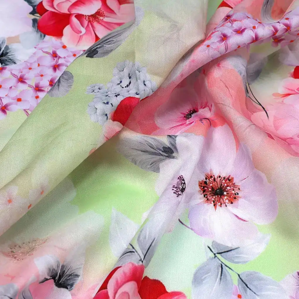 Multi-Color Floral Design Digital Printed Fabric – mu 0 0ta06553 110 multi color floral design digital printed fabric 3