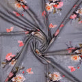 Pixel Floral Laying Over Grey Digital Printed Fabric – mu 0 0ta06804p1 110 pixel floral laying over grey digital printed fabric 1