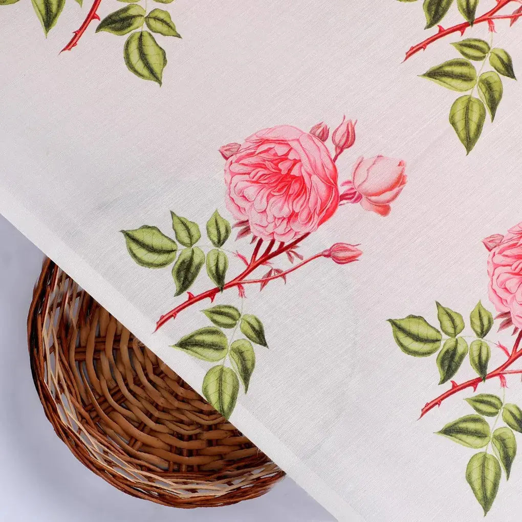 Red Rose Laying Over Peach Base Digital Printed Fabric – mu 0 0ta07107p11 110 red rose laying over peach base digital printed fabric 2