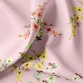 Beautiful Floral Vine Pink Base Digital Printed Fabric – mu 0 0ta7140p6 110 beautiful floral vine pink base digital printed fabric 1